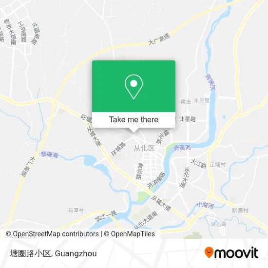 塘圈路小区 map