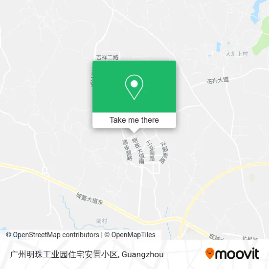 广州明珠工业园住宅安置小区 map