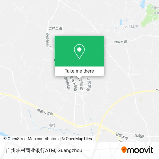 广州农村商业银行ATM map