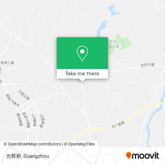 光辉桥 map