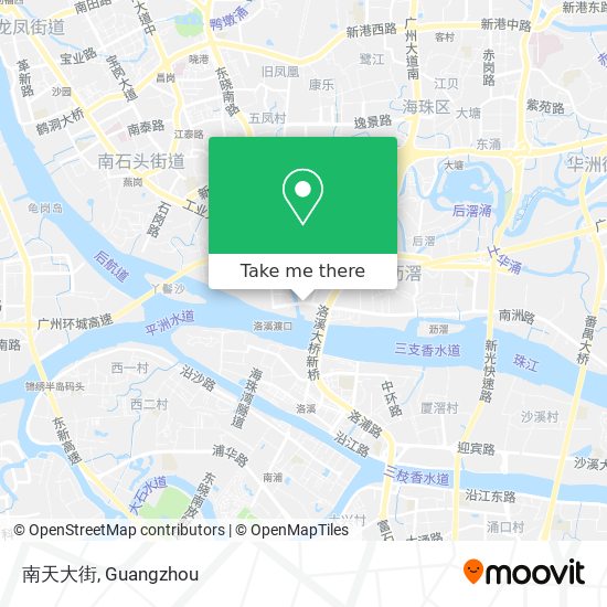 南天大街 map