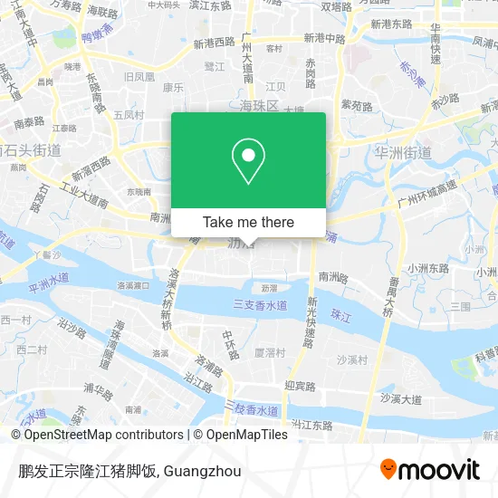 鹏发正宗隆江猪脚饭 map