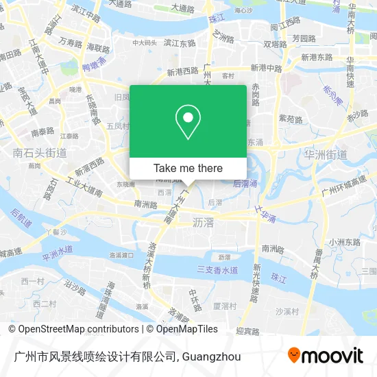 广州市风景线喷绘设计有限公司 map