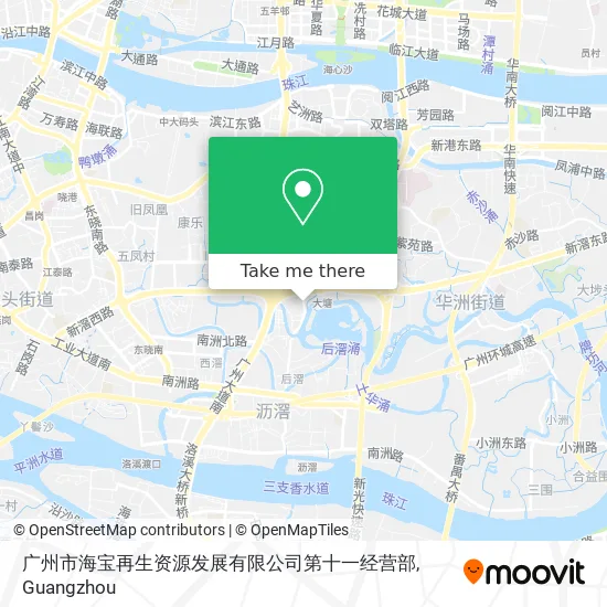 广州市海宝再生资源发展有限公司第十一经营部 map