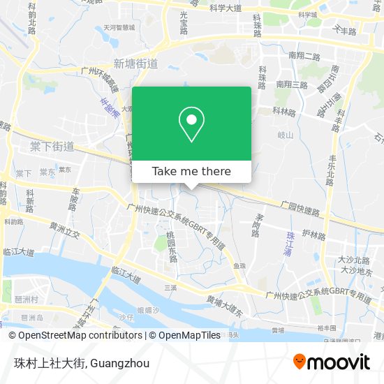 珠村上社大街 map