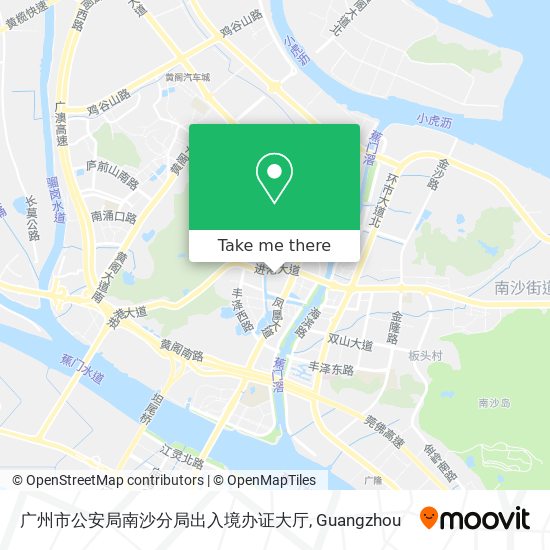 广州市公安局南沙分局出入境办证大厅 map