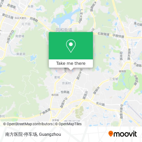 南方医院-停车场 map