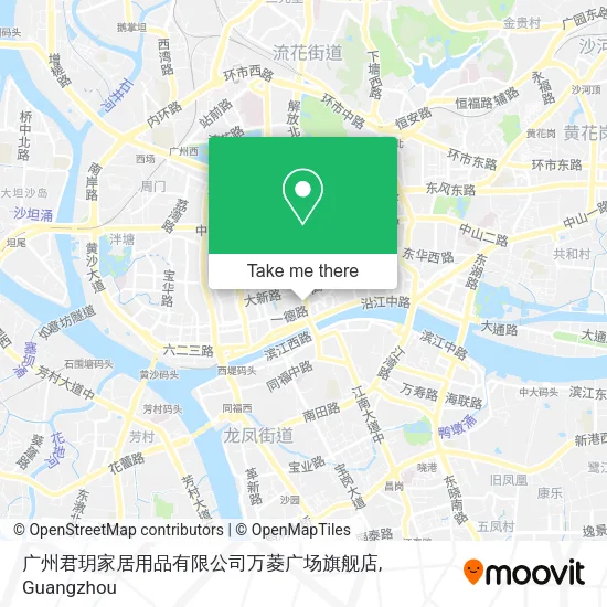 广州君玥家居用品有限公司万菱广场旗舰店 map