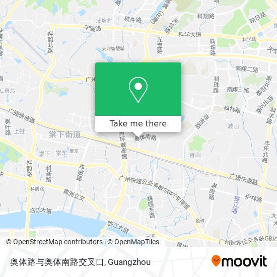 奥体路与奥体南路交叉口 map