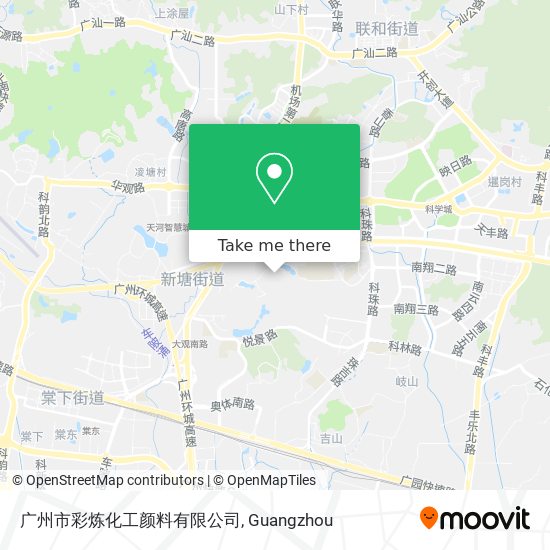 广州市彩炼化工颜料有限公司 map