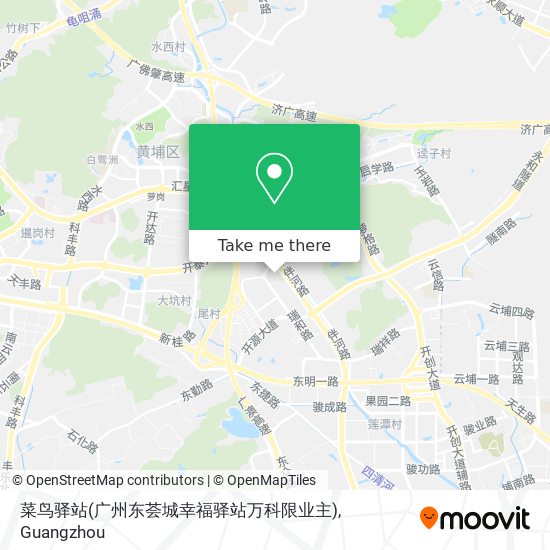 菜鸟驿站(广州东荟城幸福驿站万科限业主) map
