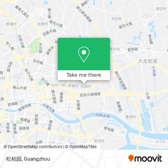 松柏园 map