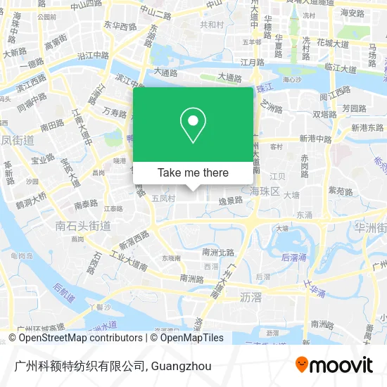 广州科额特纺织有限公司 map