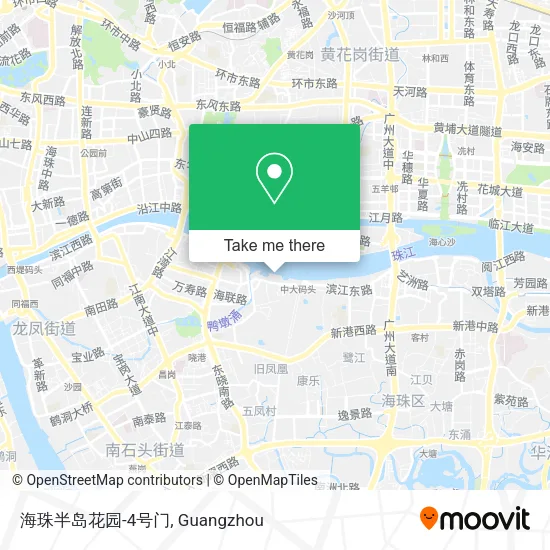 海珠半岛花园-4号门 map