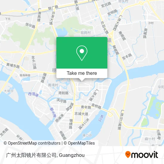 广州太阳镜片有限公司 map