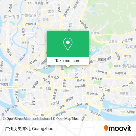 广州历史陈列 map