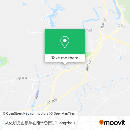 从化明月山溪半山奢华别墅 map