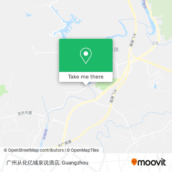 广州从化亿城泉说酒店 map