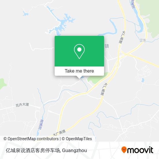 亿城泉说酒店客房停车场 map