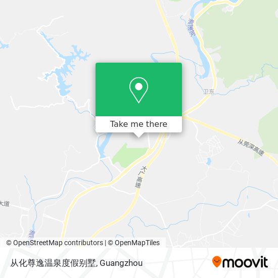 从化尊逸温泉度假别墅 map