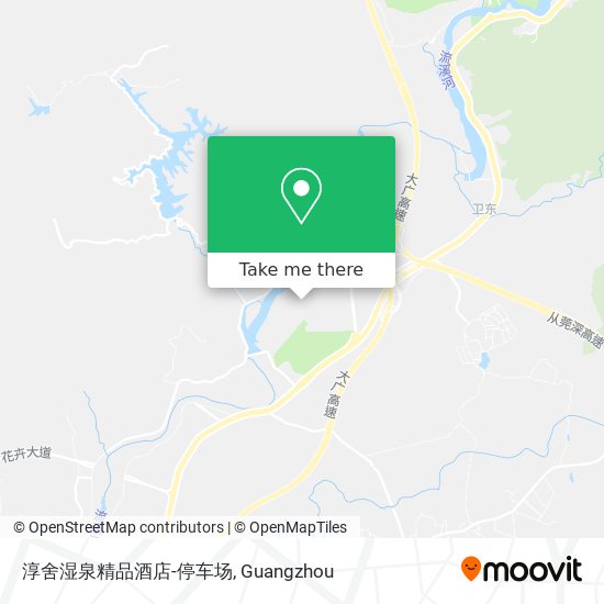 淳舍湿泉精品酒店-停车场 map