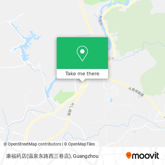 康福药店(温泉东路西三巷店) map