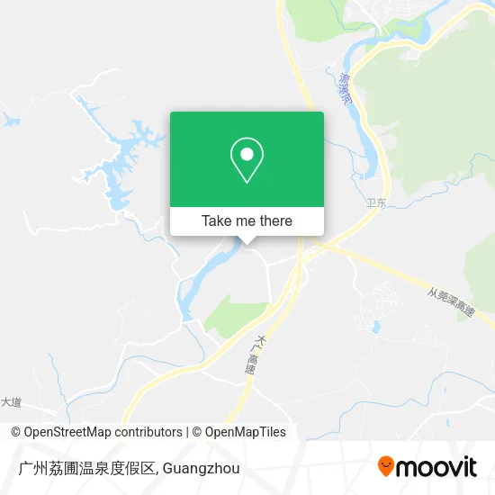 广州荔圃温泉度假区 map