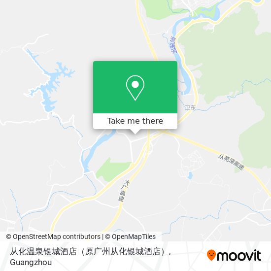 从化温泉银城酒店（原广州从化银城酒店） map