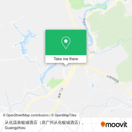 从化温泉银城酒店（原广州从化银城酒店） map