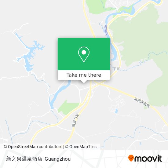 新之泉温泉酒店 map
