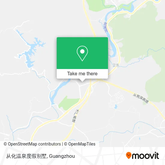 从化温泉度假别墅 map
