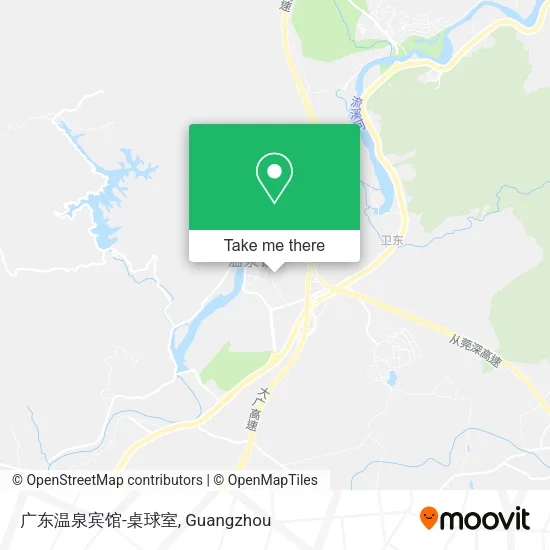 广东温泉宾馆-桌球室 map