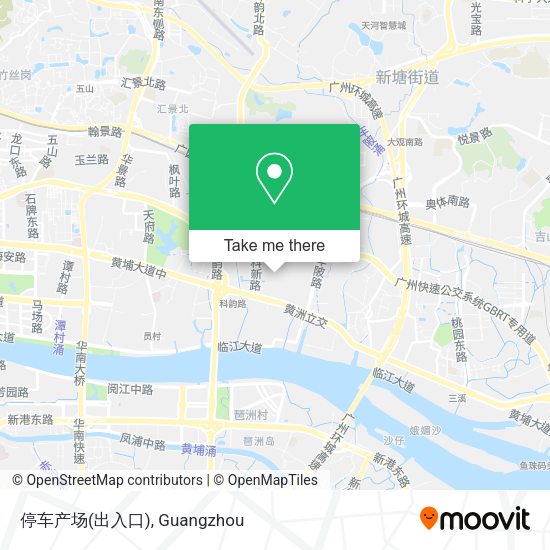 停车产场(出入口) map