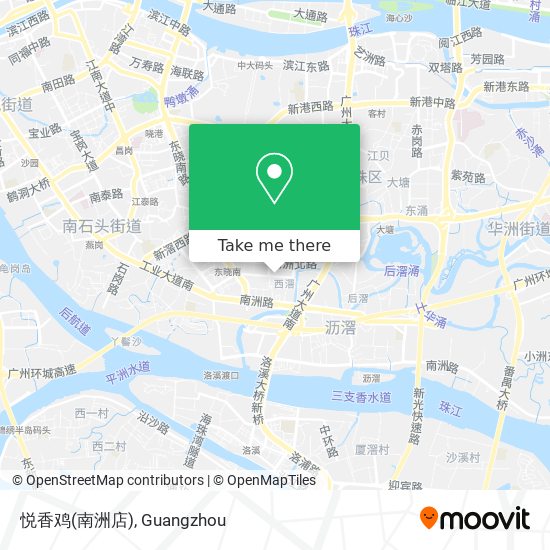 悦香鸡(南洲店) map
