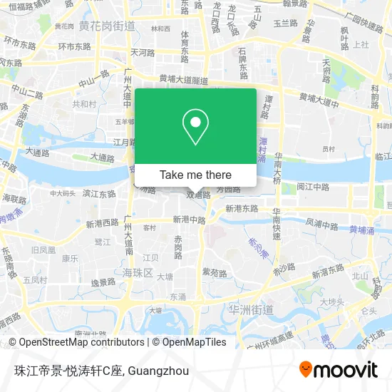 珠江帝景-悦涛轩C座 map