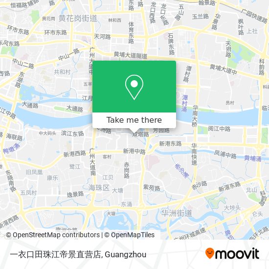 一衣口田珠江帝景直营店 map