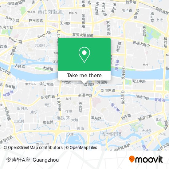 悦涛轩A座 map
