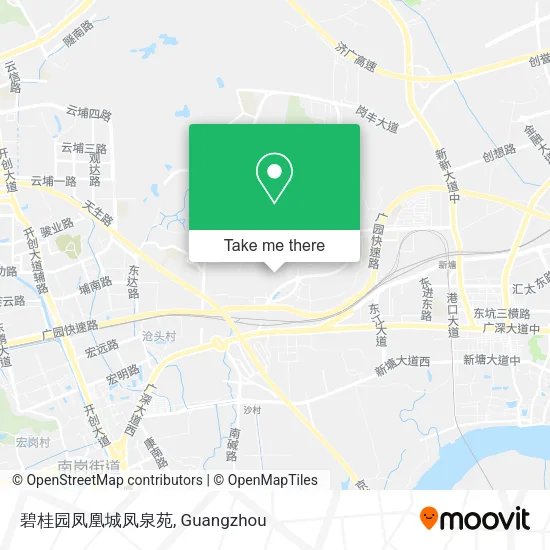 碧桂园凤凰城凤泉苑 map