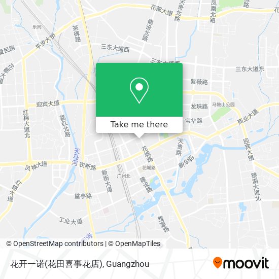 花开一诺(花田喜事花店) map