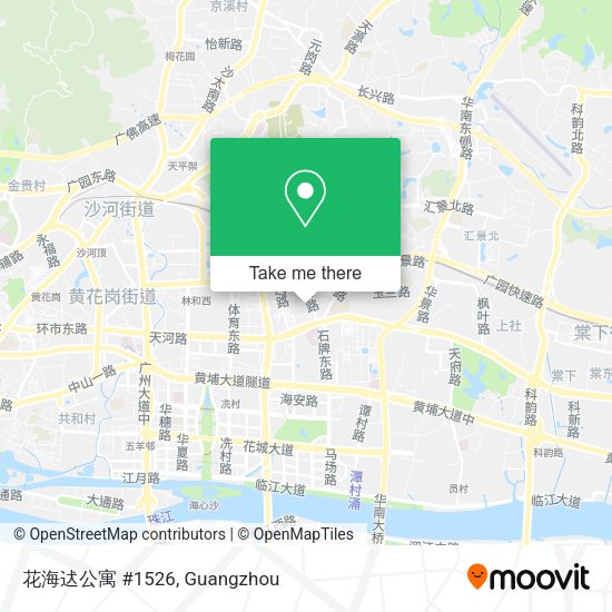 花海迖公寓 #1526 map