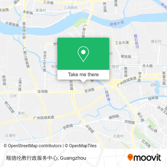 顺德伦教行政服务中心 map