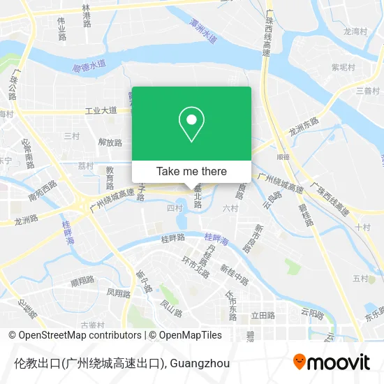 伦教出口(广州绕城高速出口) map