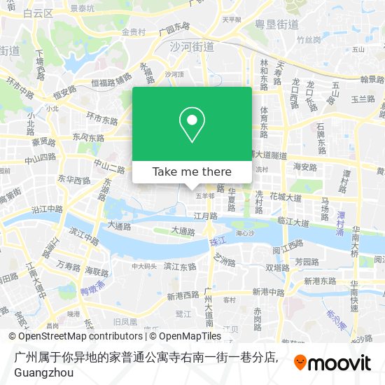 广州属于你异地的家普通公寓寺右南一街一巷分店 map