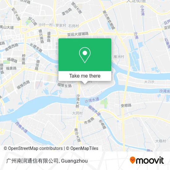广州南润通信有限公司 map