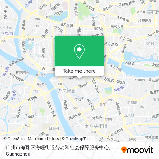 广州市海珠区海幢街道劳动和社会保障服务中心 map