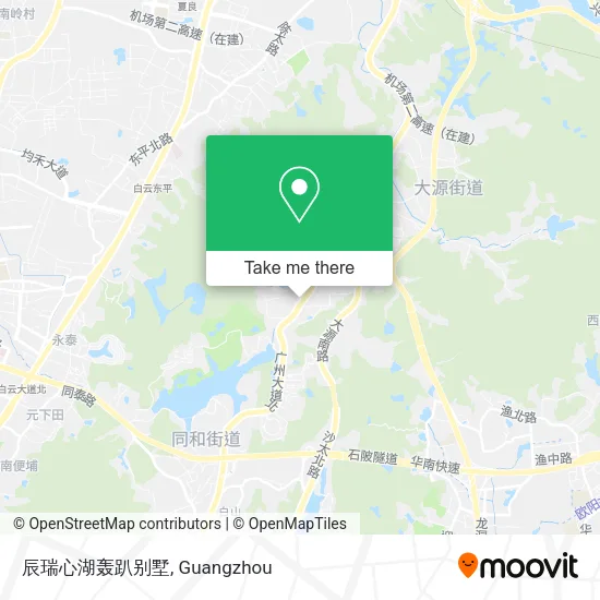 辰瑞心湖轰趴别墅 map
