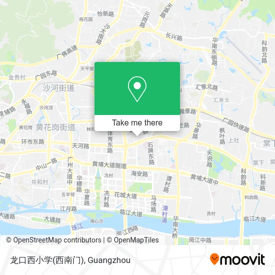 龙口西小学(西南门) map