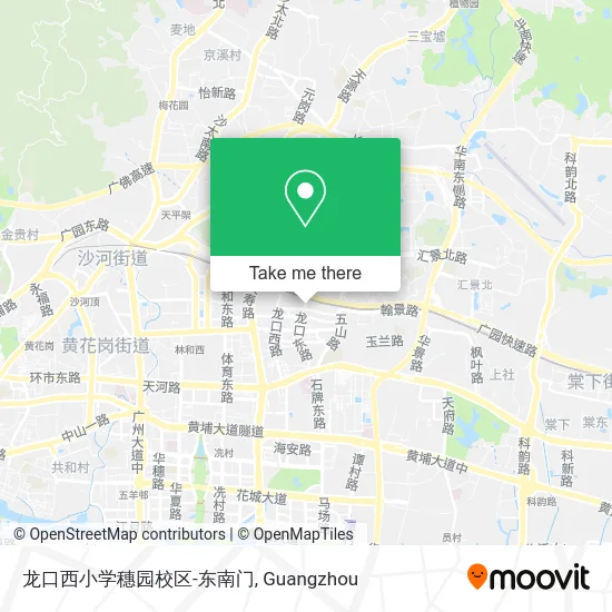 龙口西小学穗园校区-东南门 map