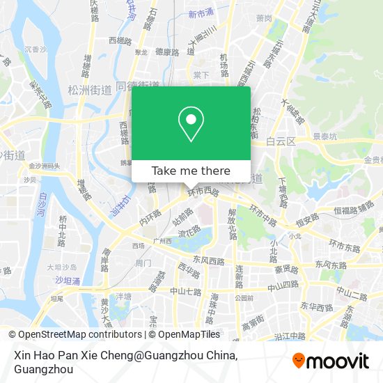 Xin Hao Pan Xie Cheng@Guangzhou China map