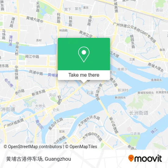 黄埔古港停车场 map